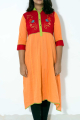 women cantaloupe kurti
