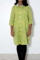women light green kurti