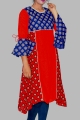 New Exclusive Red Color Embroidered Long Kurti For Stylish Women  
