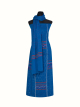 Hand stitched Blue color Unstitch Slawer-Kamiz