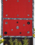 Women red cutwork hand stitch saree