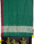 Women green&light red cotton embroidery saree