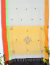 Yellow, White Combination saree