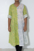 women kurti white&light green-2